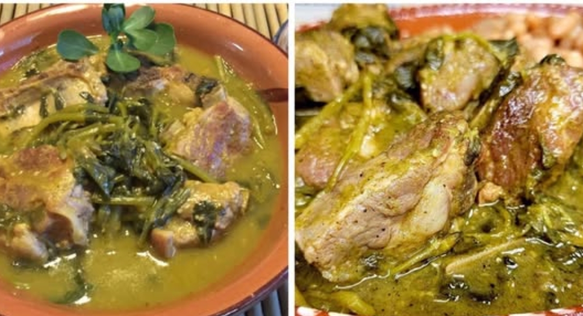 Costilla de Cerdo con Verdolaga 
