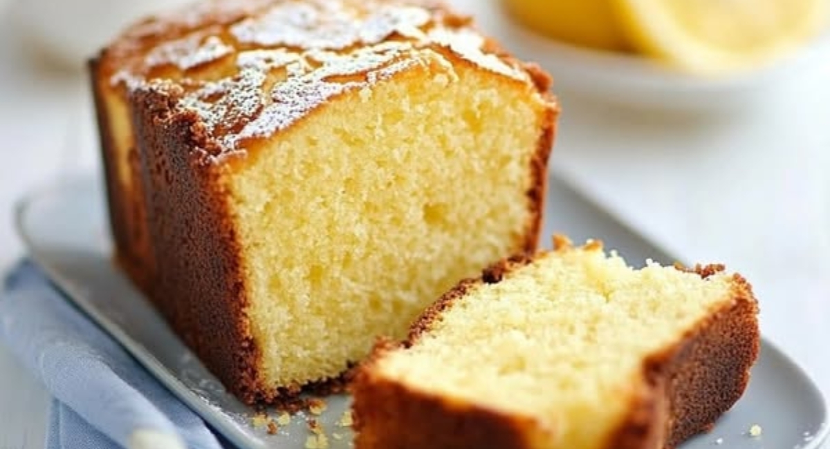 Recette Gâteau au citron à la crème fraiche