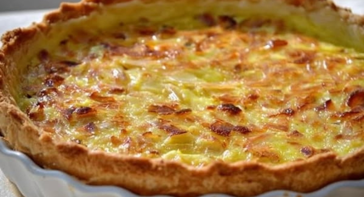 Tarte aux Poireaux, Thon et Moutarde