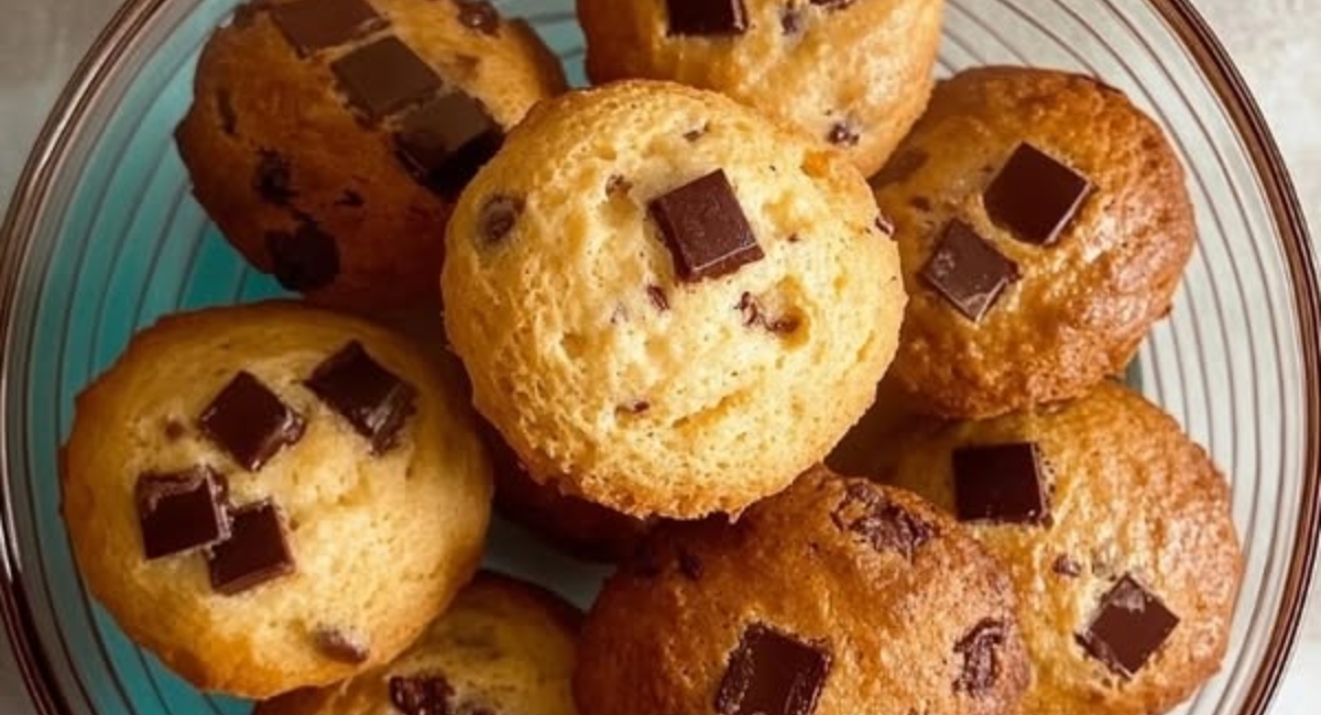 Biscuits au yaourt et pépites de chocolat