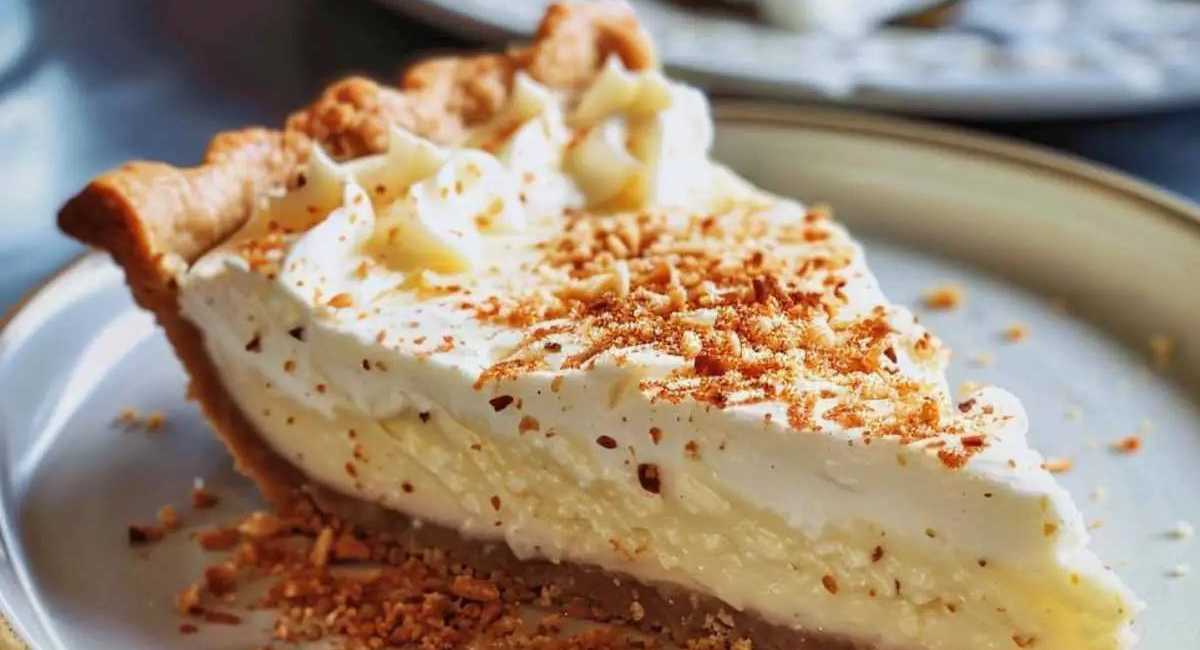 Tarte à la Crème à la Noix de Coco