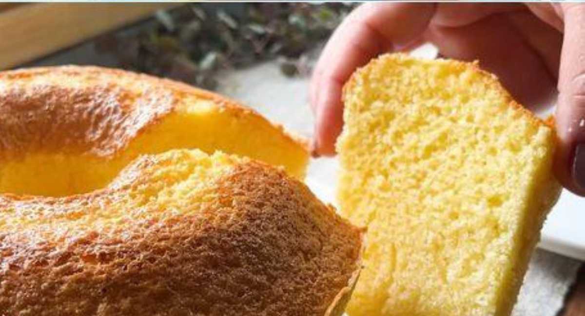 Bolo sem farinha e sem leite super fofinho