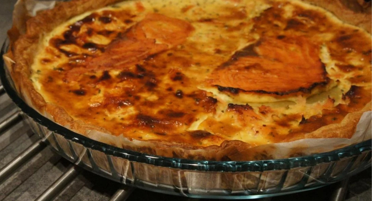 Quiche au Saumon Fumé et Boursin