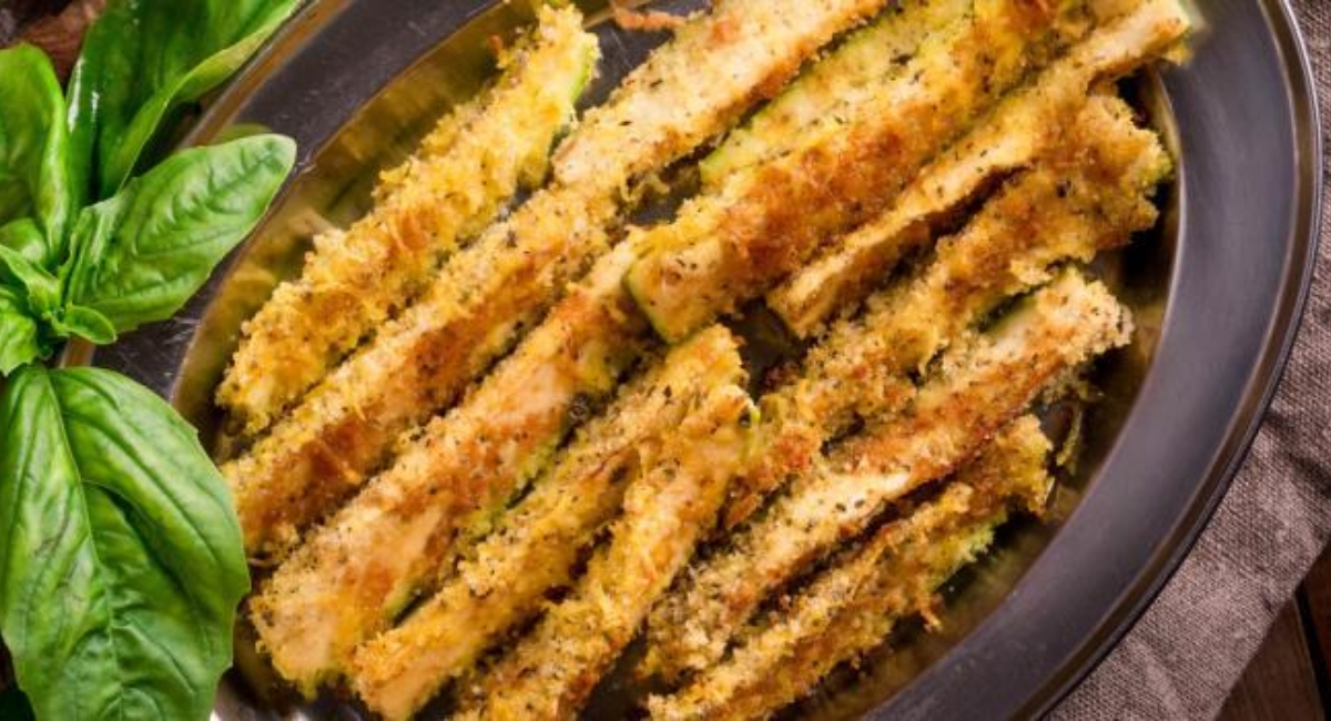 Frites de Courgettes au Parmesan Cuites au Four