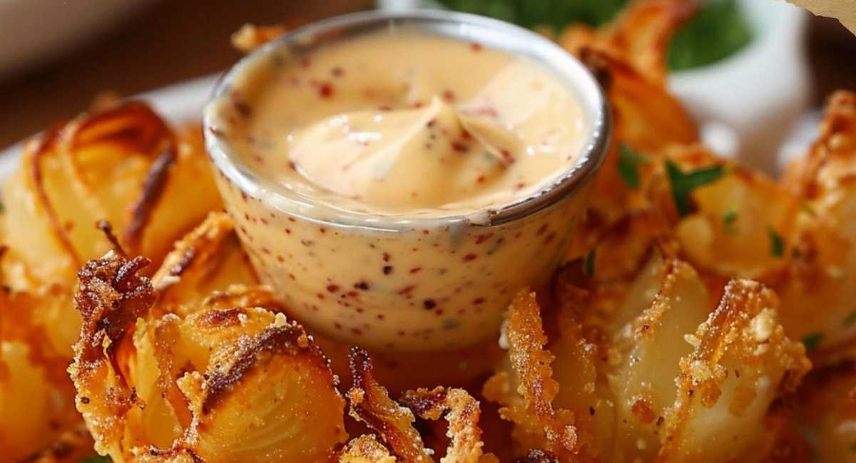 Blooming Onion Bites with Dipping Sauce