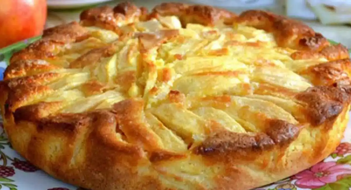 Gâteau aux pommes et frangipane