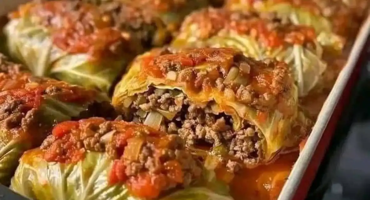 Rouleaux de choux farcis