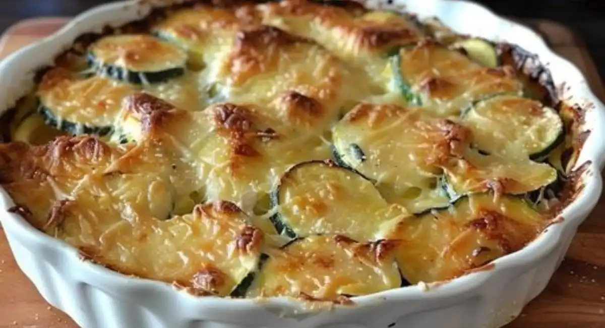 Gratin de courgettes au thon