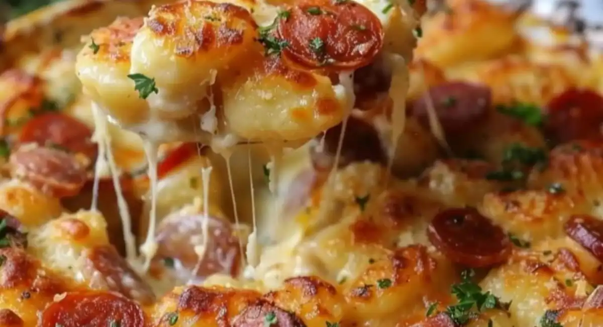 Gratin de Gnocchis au Chorizo