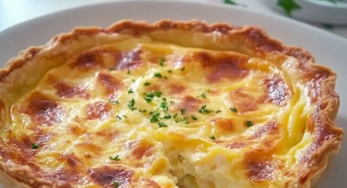 Quiche estilo tartiflette