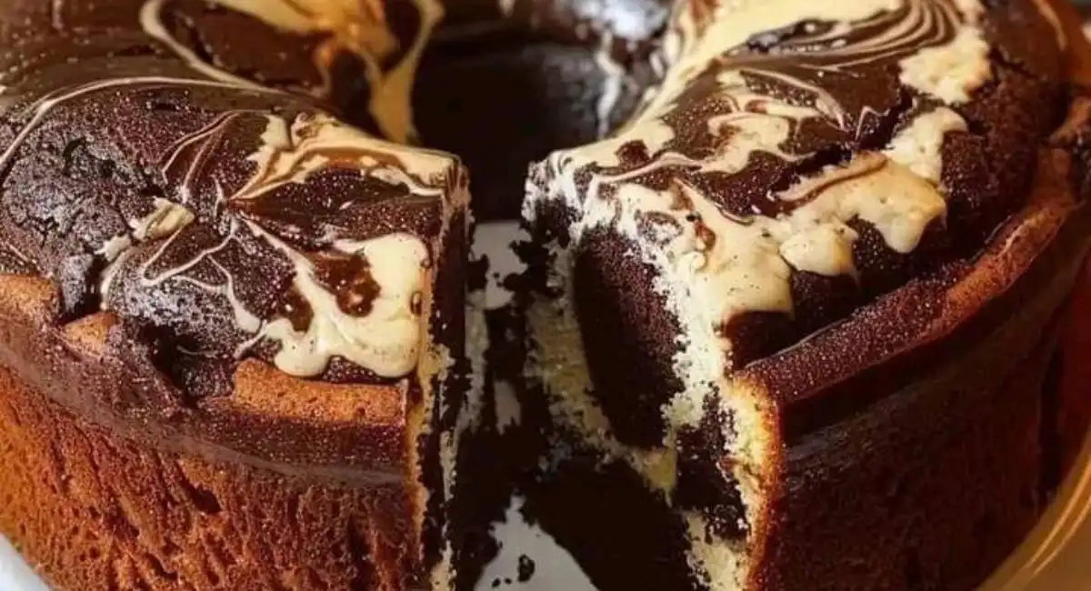 Gâteau Marbré Fait Maison