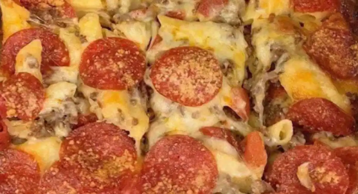 Casserole de pizza au pepperoni