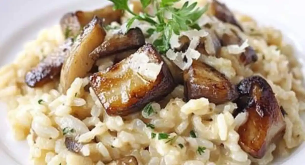 Risotto au Poulet et Champignons235