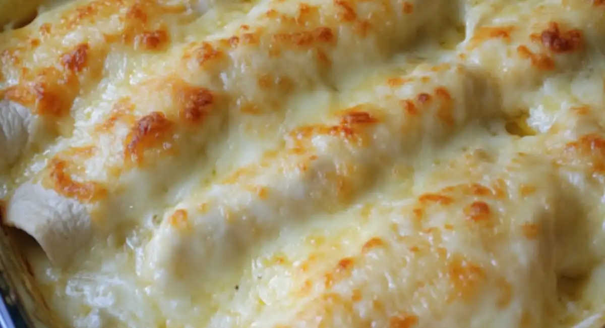 Enchiladas au poulet blanc