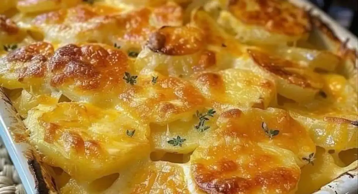 Recette de pommes de terre crémeuses gratinées