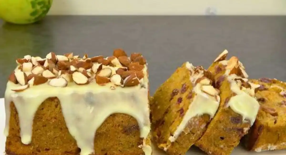 Pastel de zanahoria, manzana y avena sin azúcar