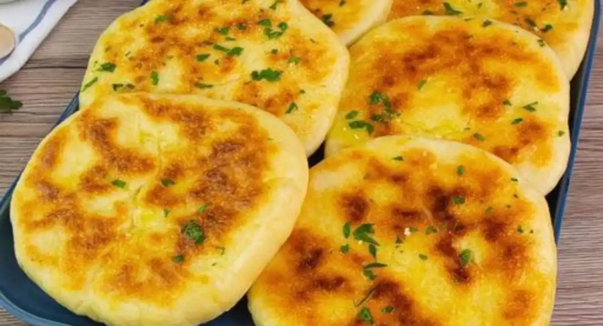 Pan Naan Relleno de Queso!