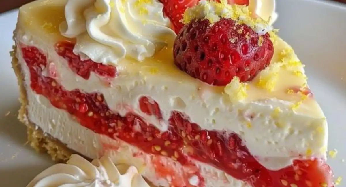 Erdbeer – Zitronenkäsekuchen Rezept