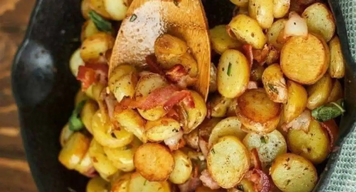 Pommes de terre sautées au bacon