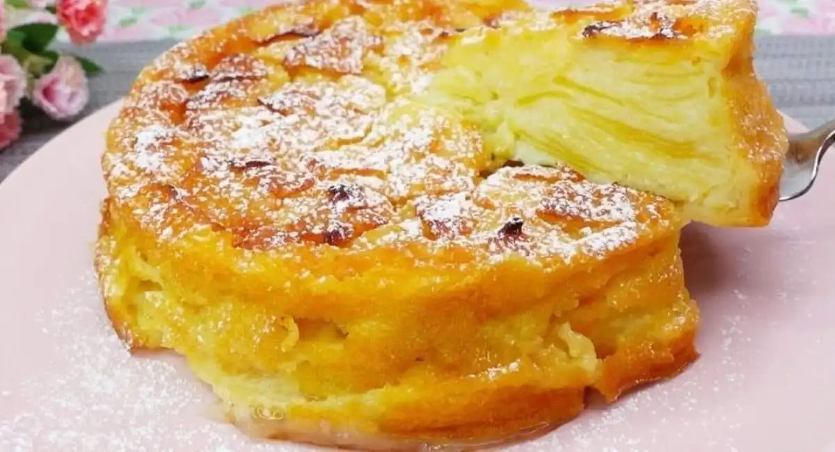 Tarte aux pommes super crémeuse !