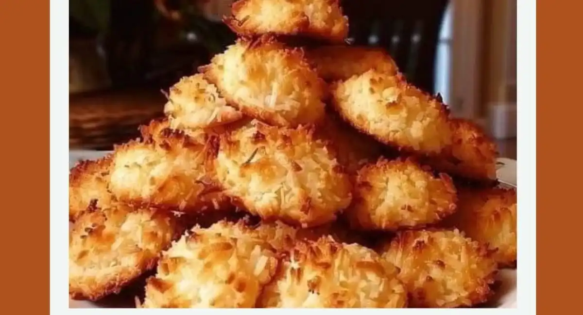 Macarons rapides à la noix de coco