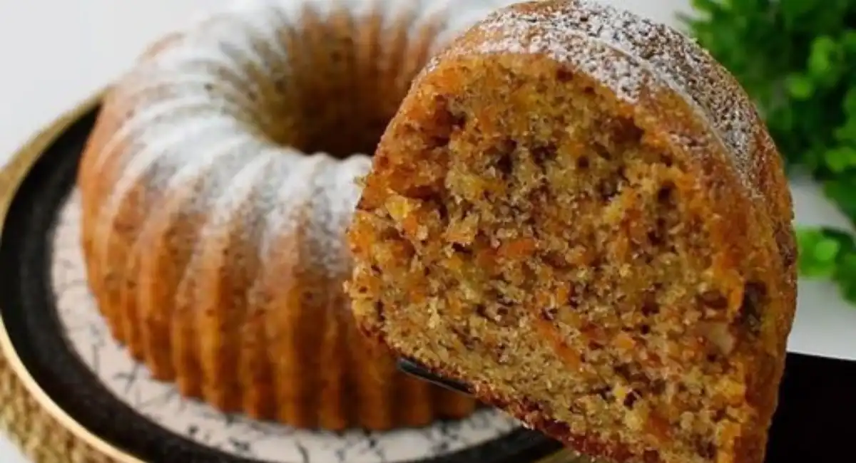 Tarta de zanahoria y nueces