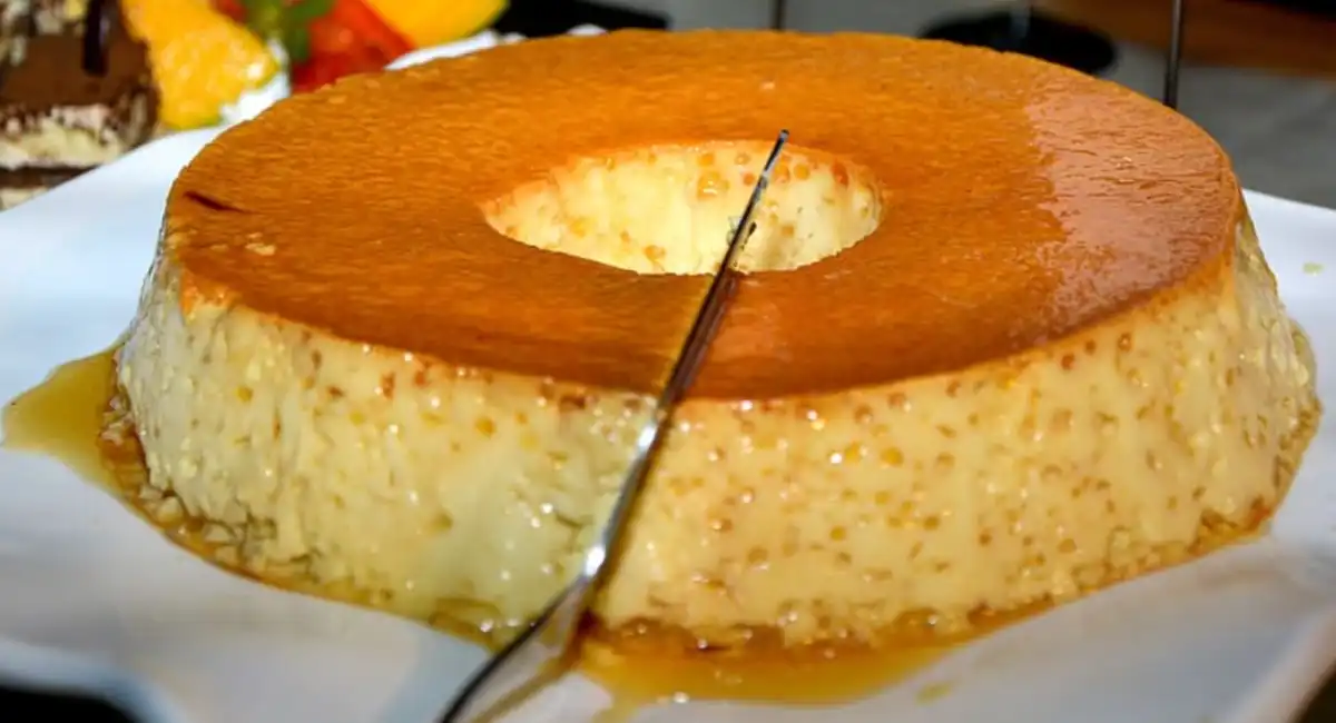 Flan casero con 6 huevos