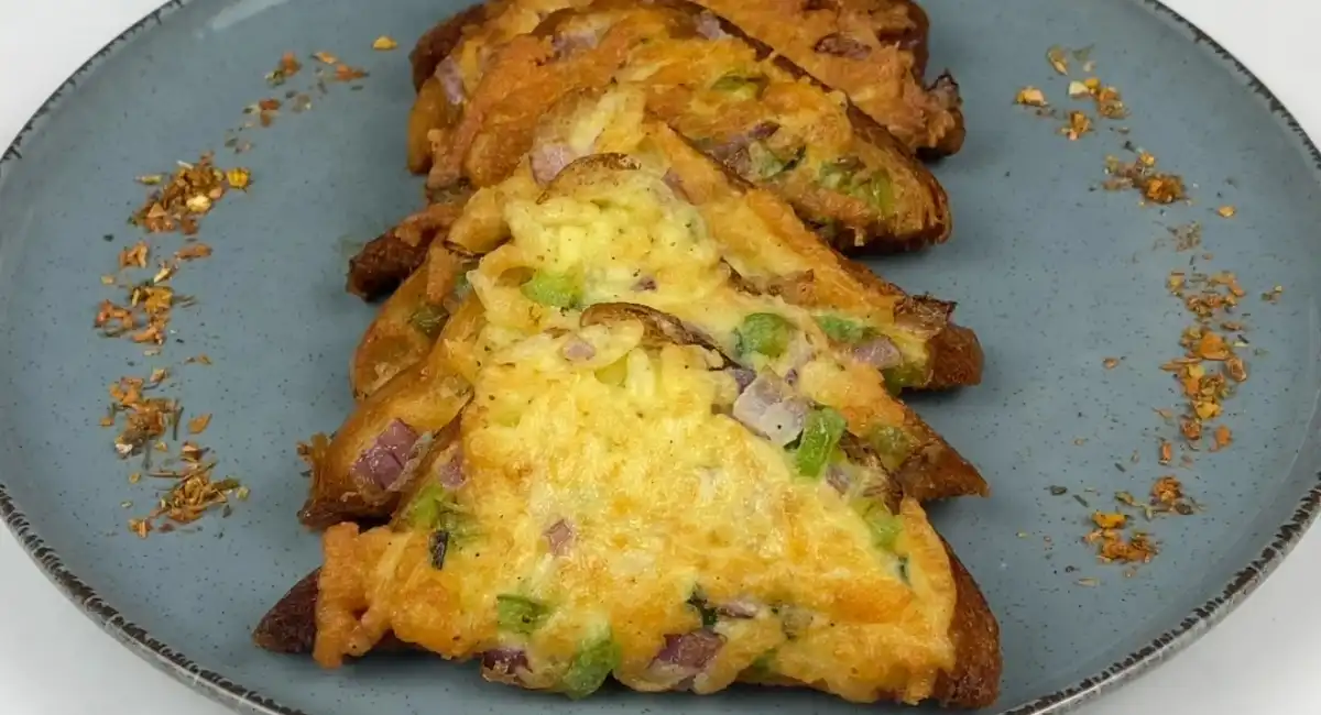 Pain grillé au fromage | Pain grillé au fromage | Recette facile de collations au pain