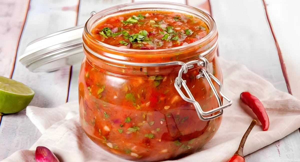 Salsa roja sin molcajete