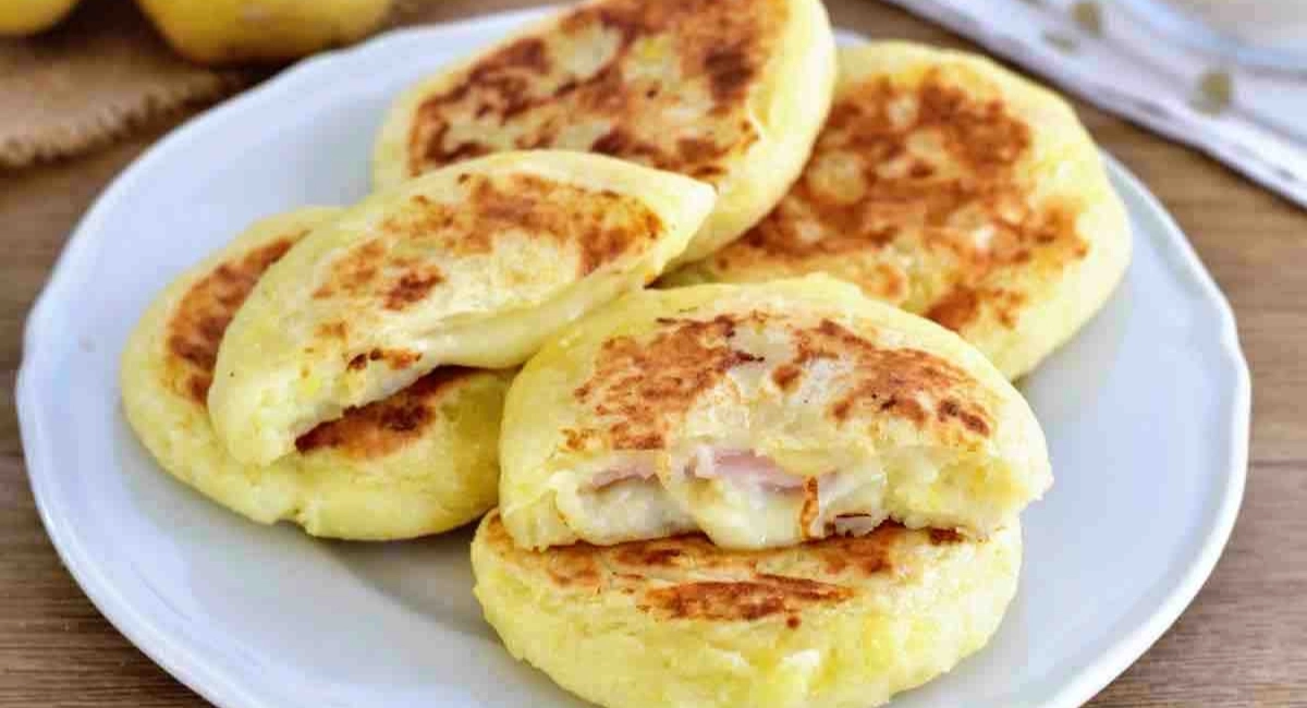 Escalopes de Pommes de Terre Farcies au Jambon et à la Mozzarella