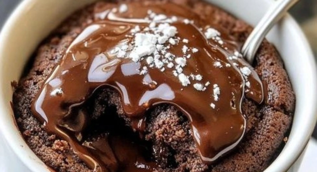 🍫 Mug Cake Nutella au Micro-ondes 🍰 Une délicieuse pause gourmande en un clin d'œil 