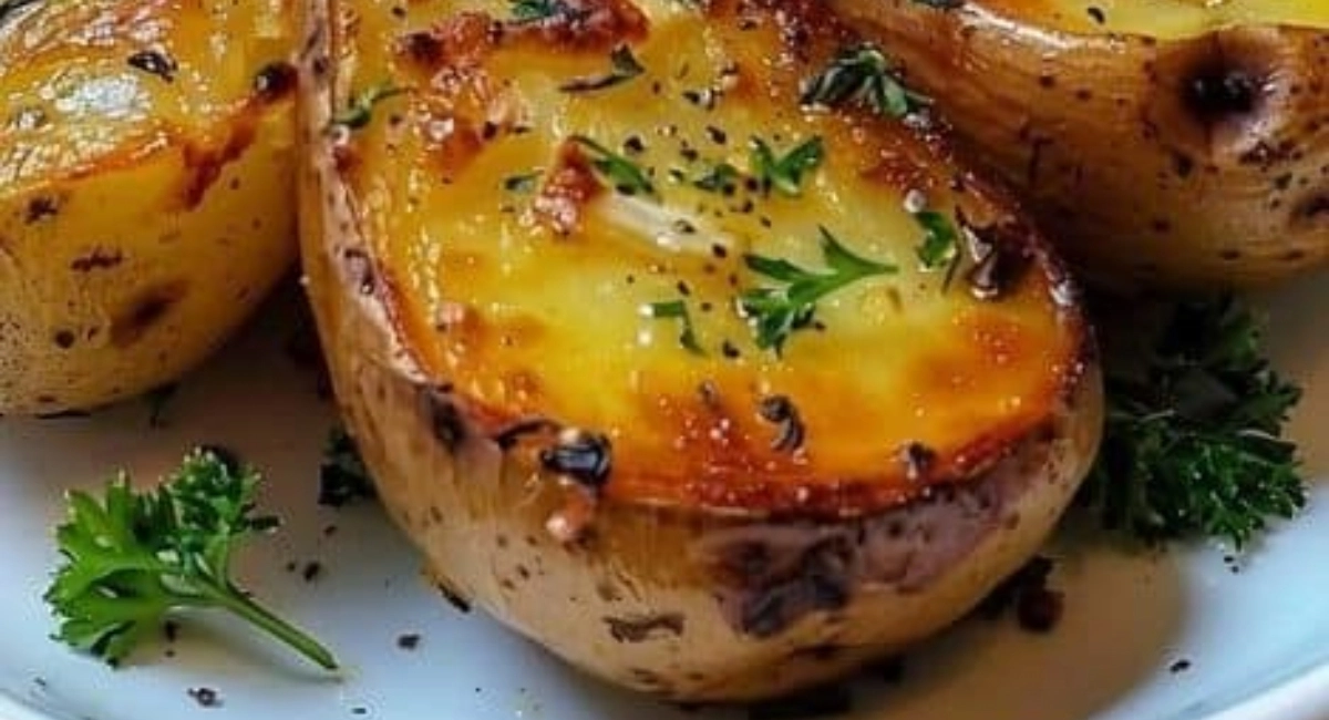 Pommes de Terre Rôties à l’Ail et au Beurre