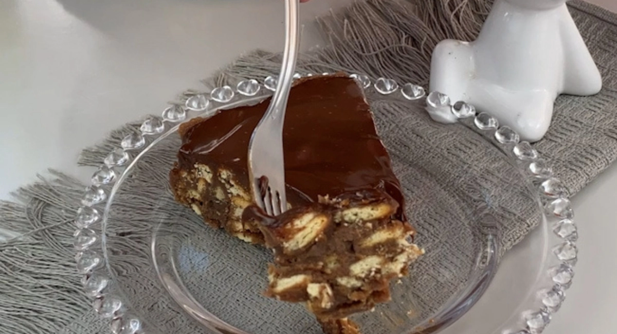 Tarte à la paille italienne ! Pas de four et très facile à réaliser !