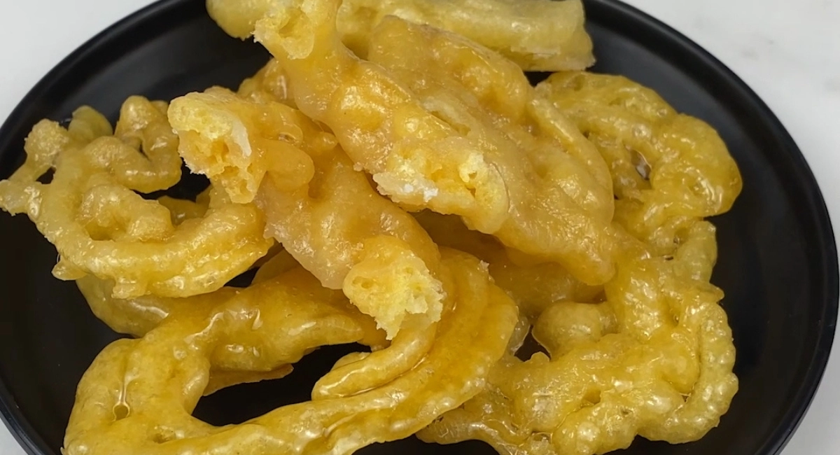 Receta instantánea de Jalebi | Receta de Jalebi con harina de trigo | Receta fácil de Jalebi