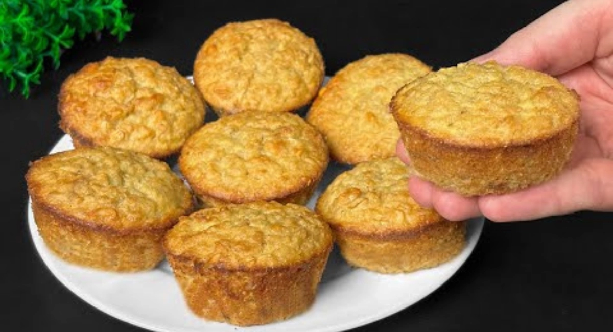 Muffins aux pommes et à l’avoine