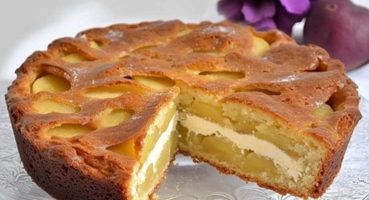 Gâteau aux pommes et au mascarpone