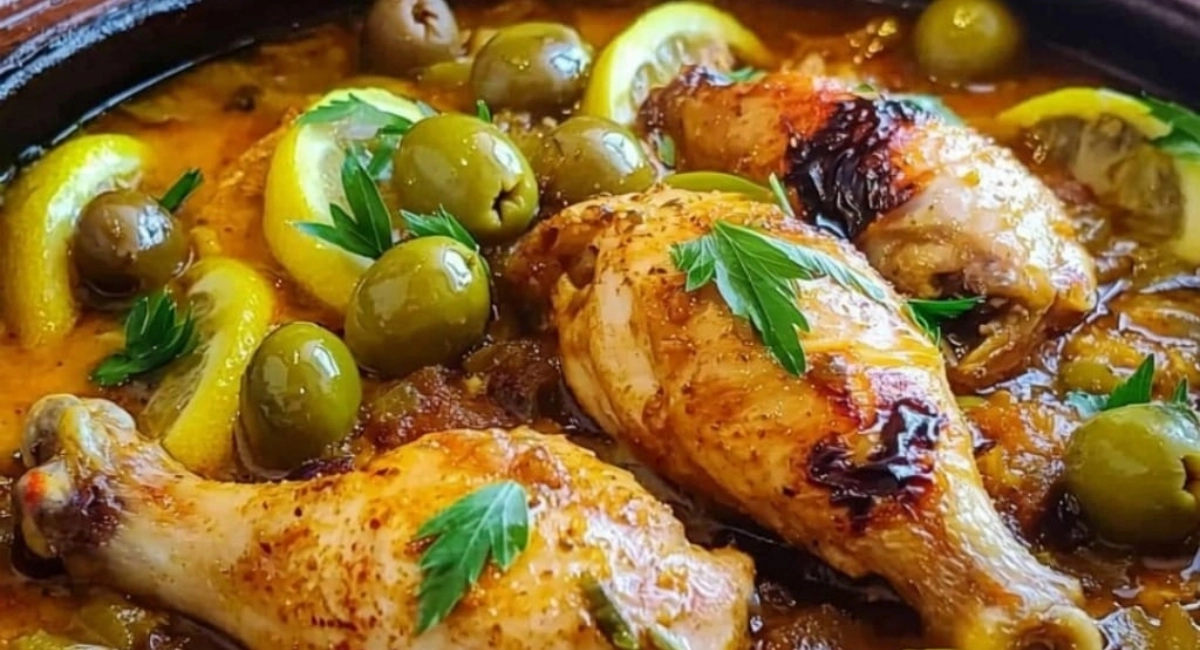 Tajine de Poulet aux Olives et Citron : Saveurs Authentiques du Maroc