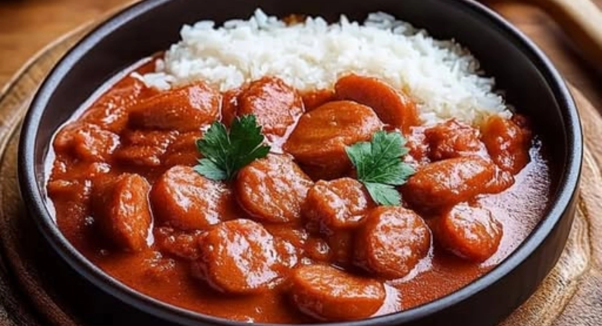 Rougail saucisses réunionnais