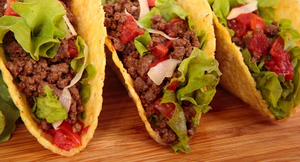 Tacos de carne molida