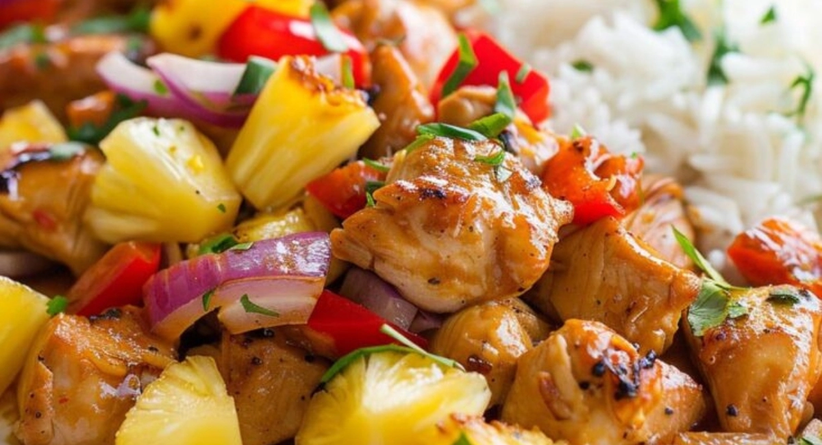 Hawaiian Chicken Sheet Pan