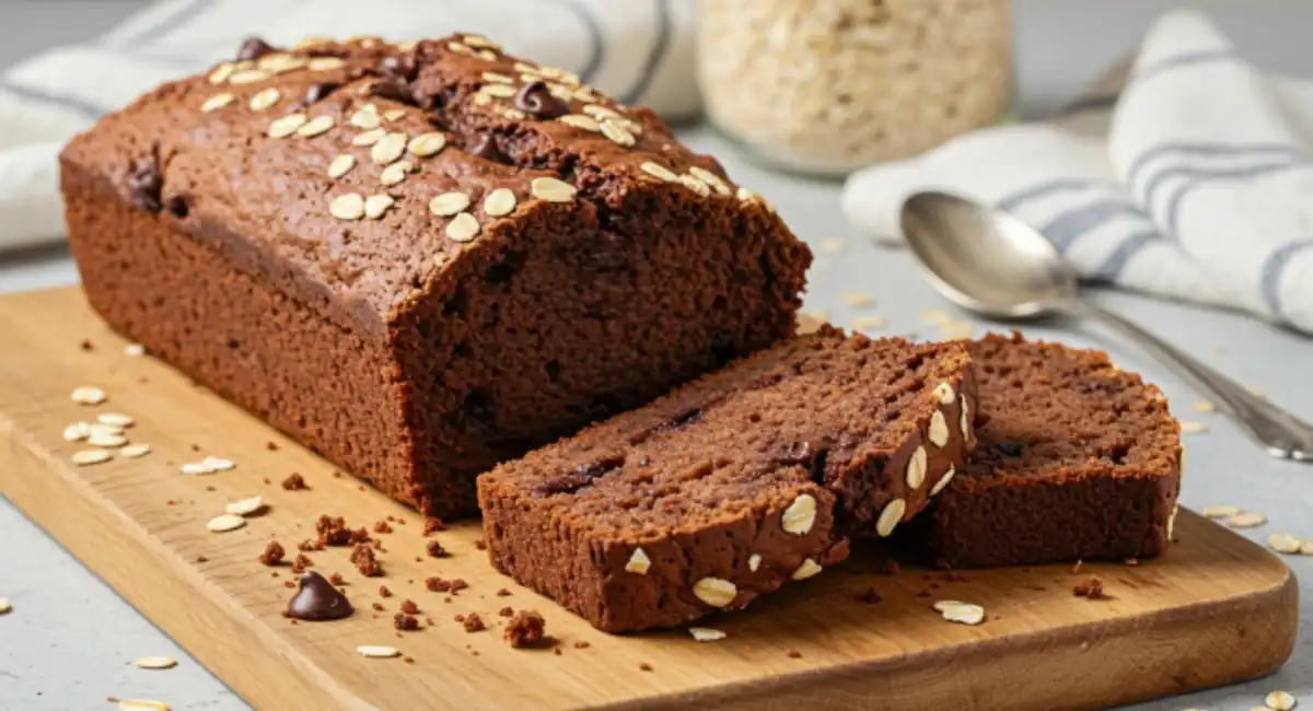 Bizcocho de Galletas de Avena y Chocolate