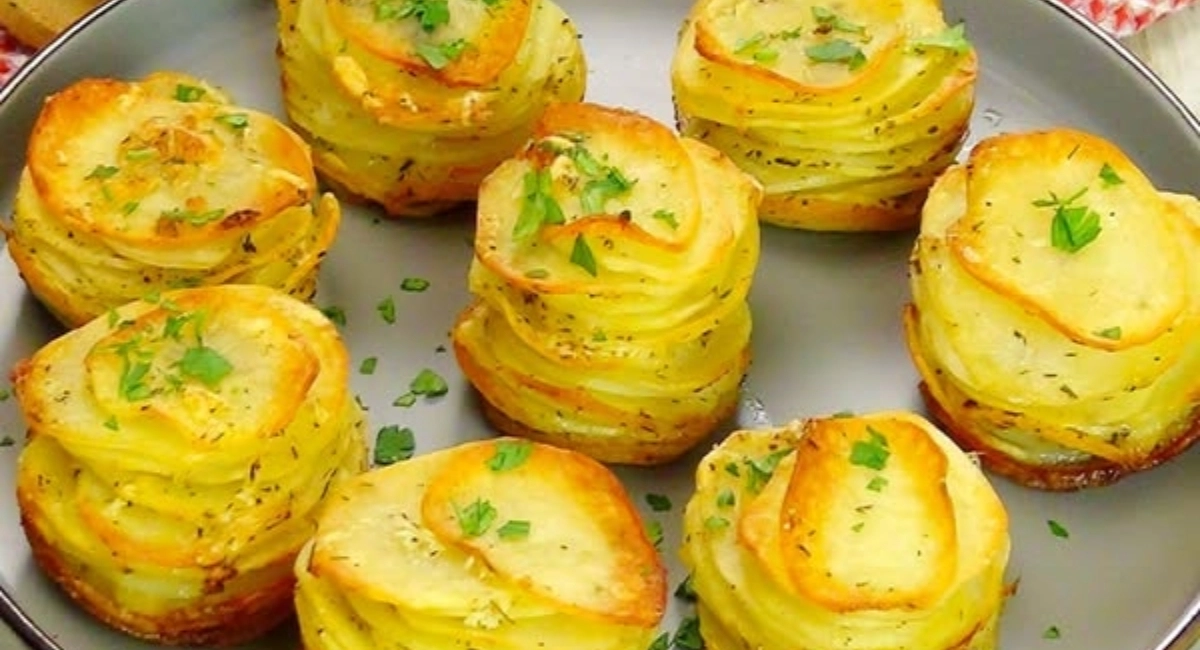 Recette de piles de pommes de terre croustillantes