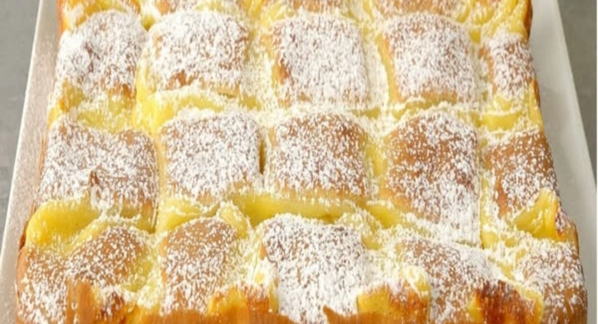 Gâteau aux pommes et à la crème – gâteau prêt en 5 minutes, seulement 180 Kcal !