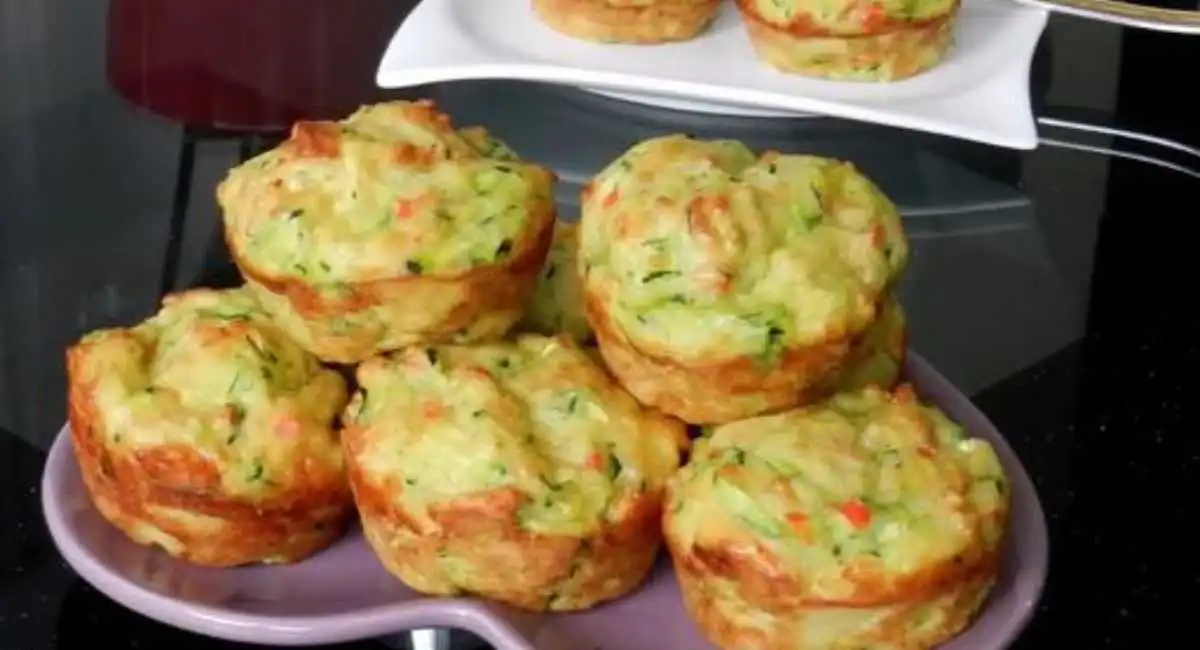 Muffins aux courgettes et au fromage
