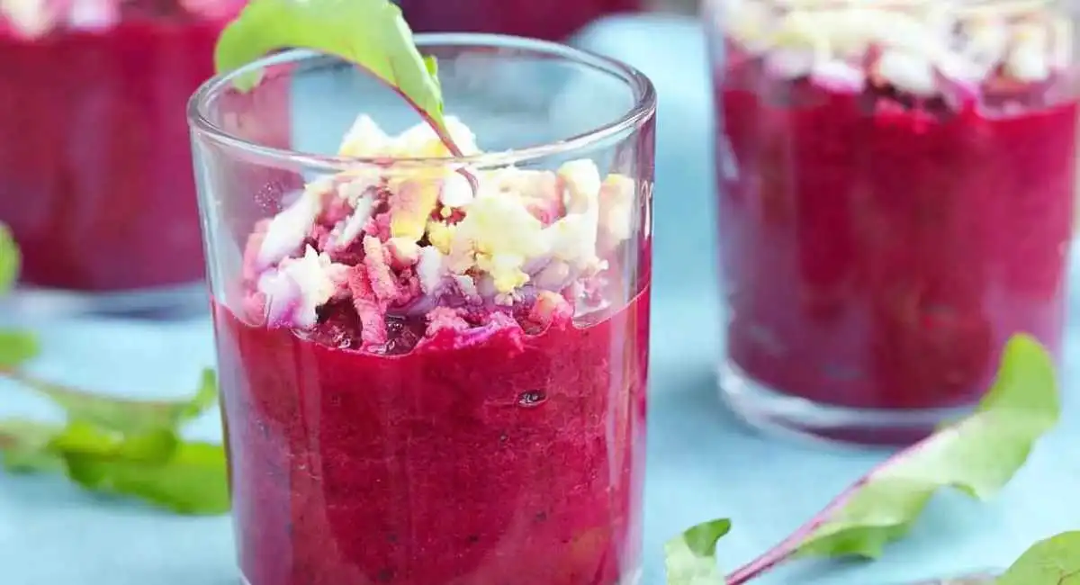 Verrines de Betterave au Saint Morêt